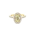Gold Engagement Ring with Yellow Fancy Diamond