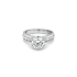 Gold Engagement Ring with Diamonds