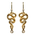 Золотые серьги с бриллиантами Carrera y Carrera Mythology Snake Diamond
