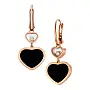 Gold Earrings Chopard Happy Hearts 837482-5210