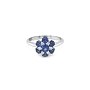 Gold Ring with Sapphires and Diamonds