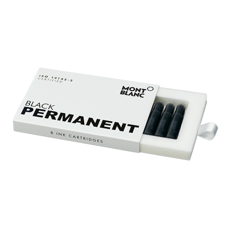 Картридж Montblanc с черными перманентными чернилами 107757 ISO 14145-2