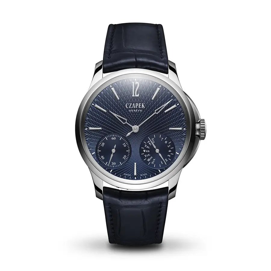Czapek Quai Des Bergues No17 Double Soleil Deep Blue