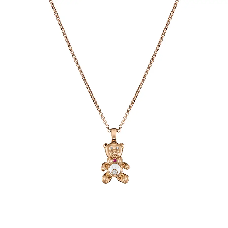 Zlatý Přívěsek Chopard Happy Diamonds Teddy Bear 79A188-5001