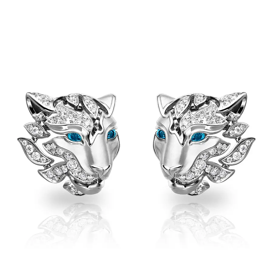 Náušnice Carrera y Carrera Irbis Pave