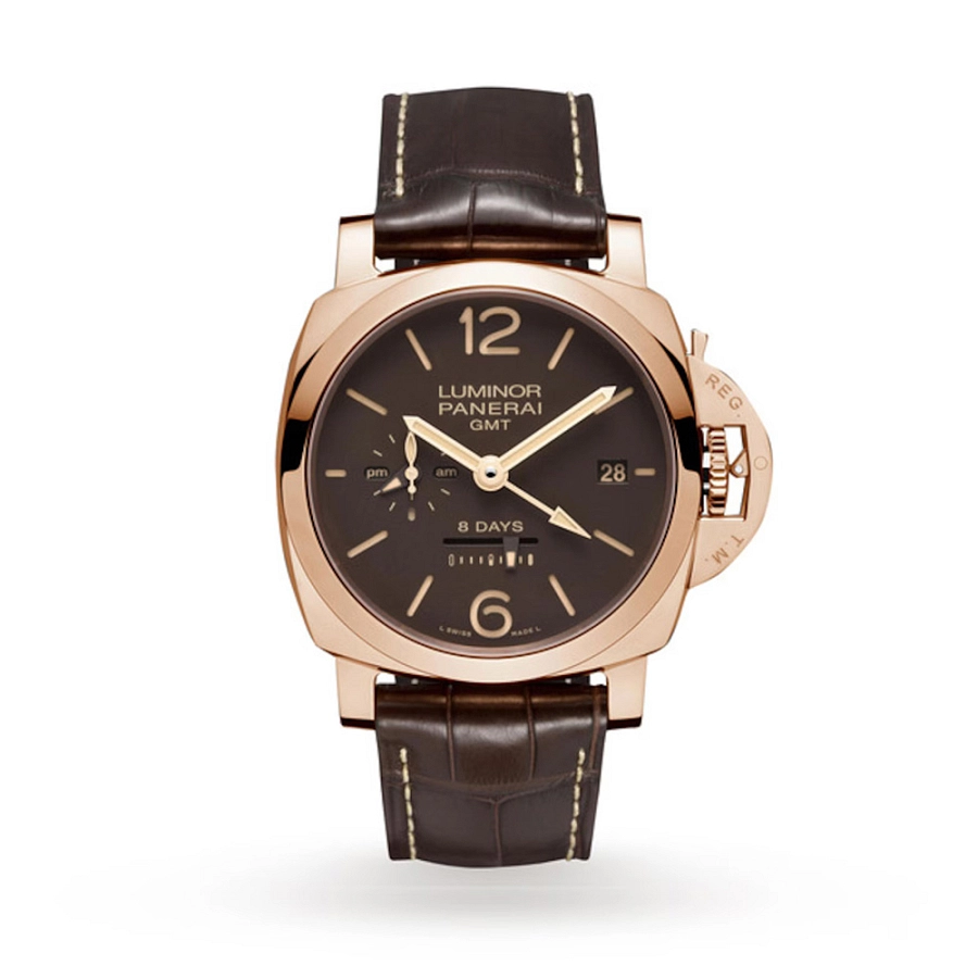 Luminor 1950 8 Days GMT Rose Gold PAM 576