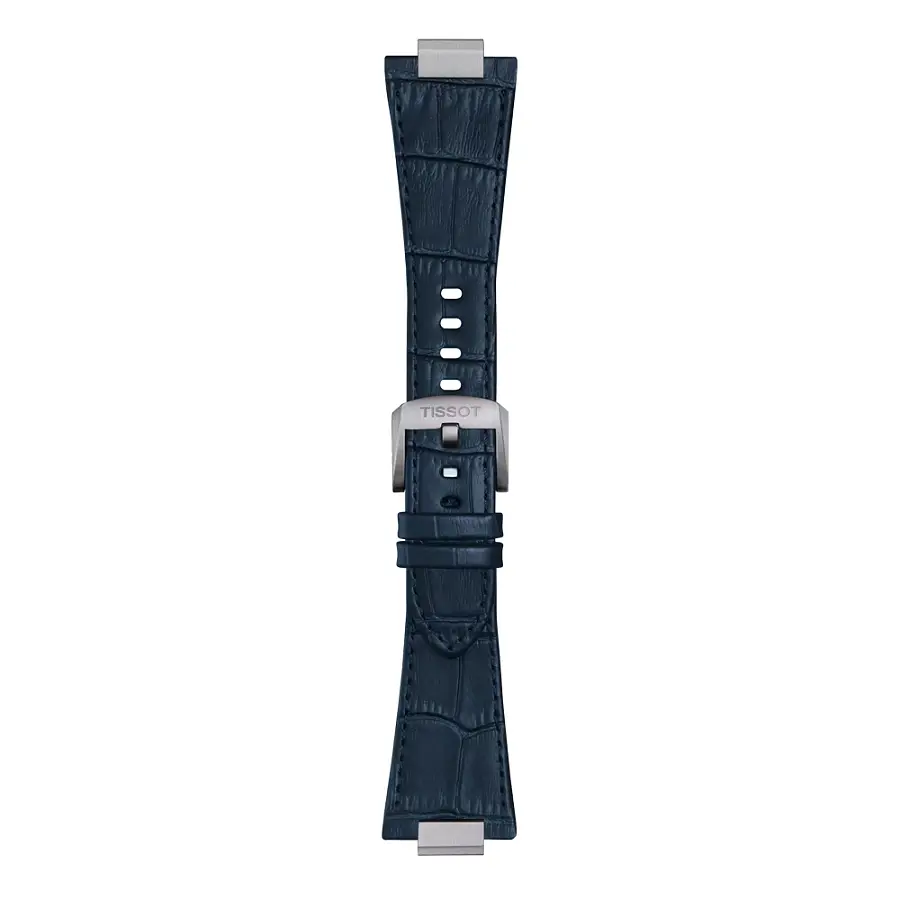 Modrý kožený řemínek Tissot pro PRX 42 mm T852.049.411