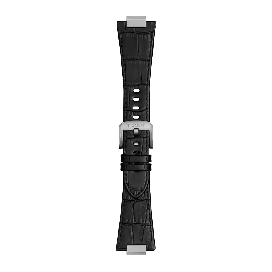 Černý kožený řemínek Tissot pro PRX 42 mm T852.049.415