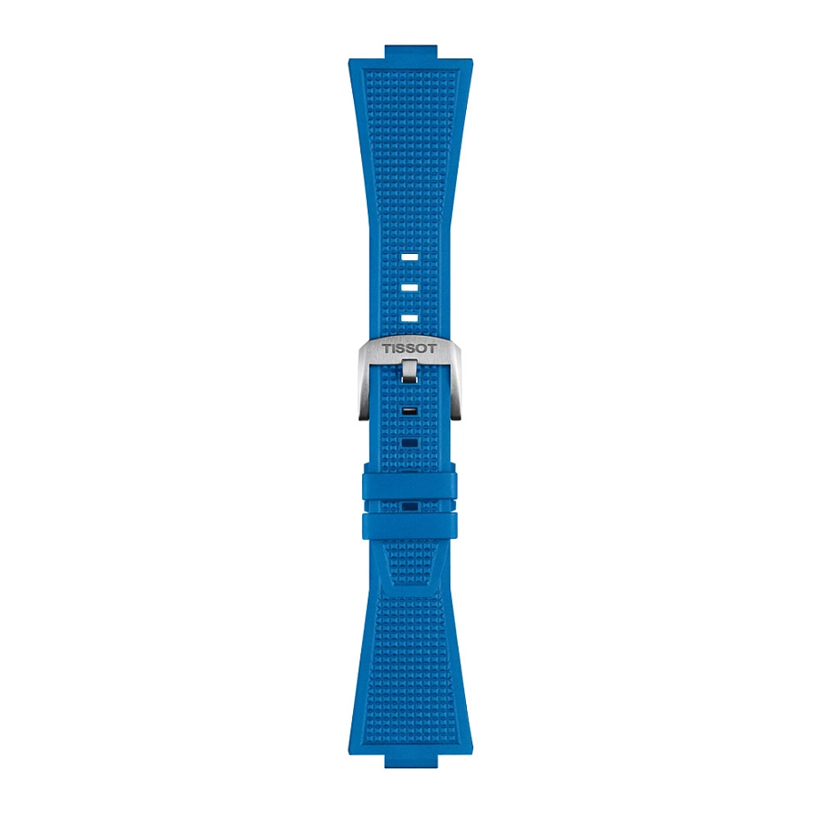 Синий резиновый ремешок Tissot для PRX 40 мм T852.049.577