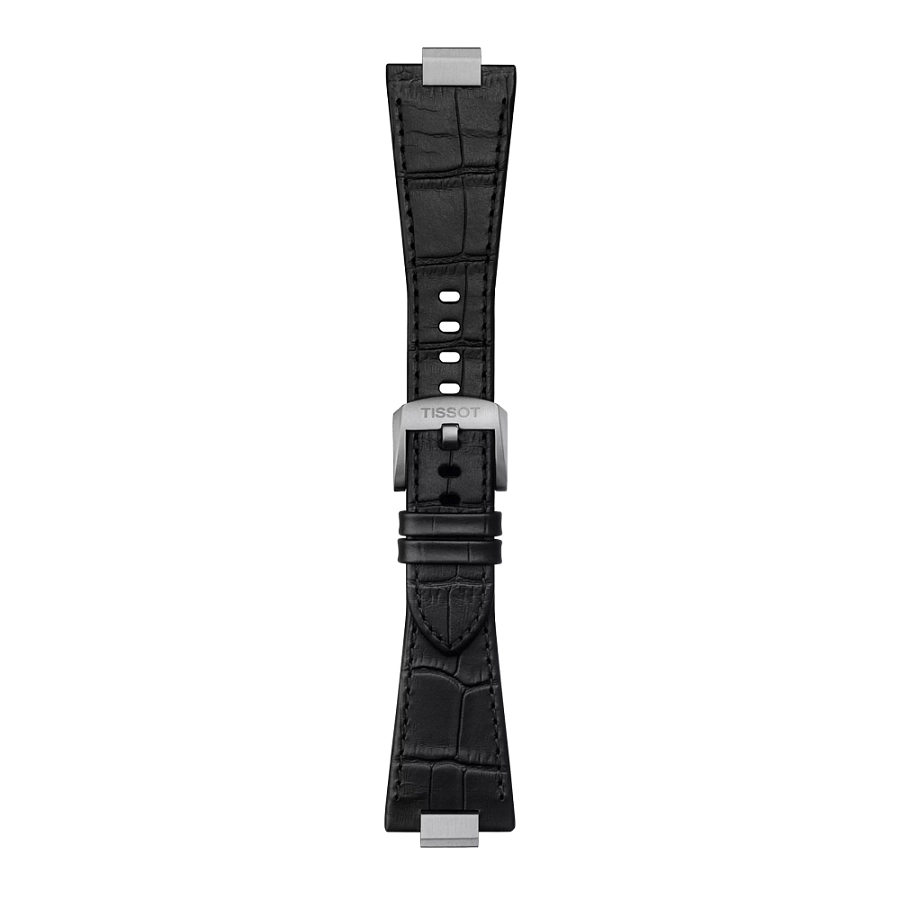 Černý kožený řemínek Tissot pro PRX 40 mm T852.047.562