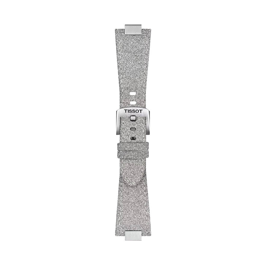 Šedý kožený řemínek Tissot pro PRX 35 mm T852.049.550