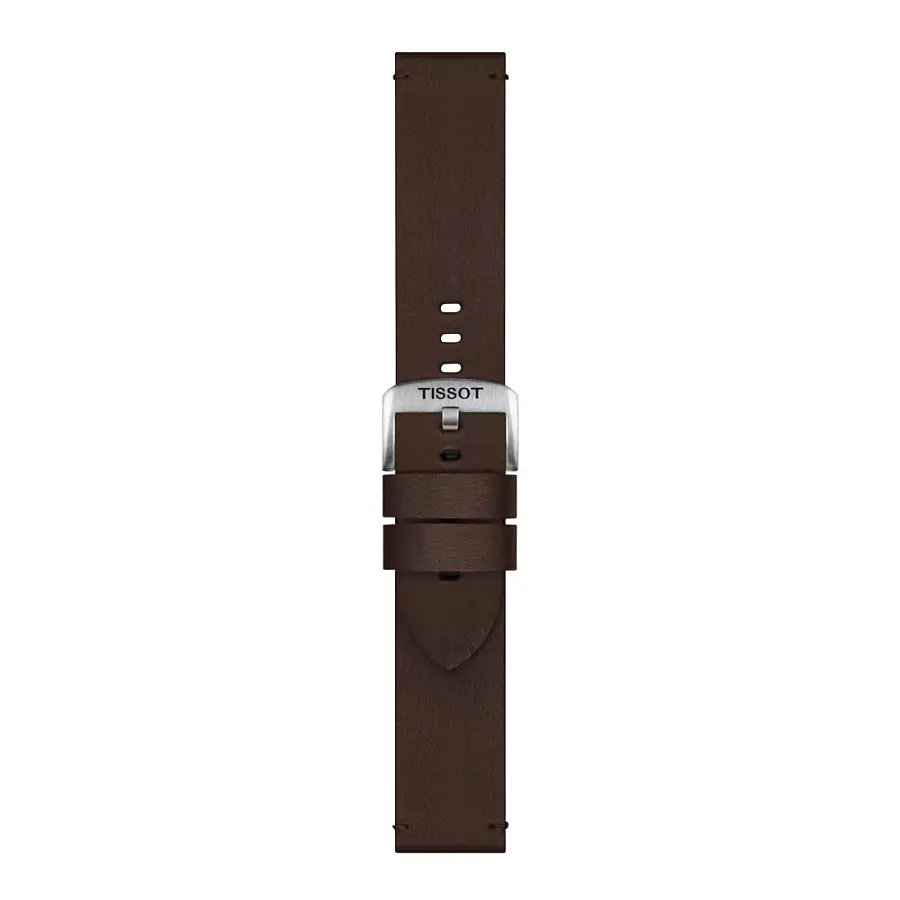 Hnědý syntetický řemínek Tissot 22 mm T852.048.221