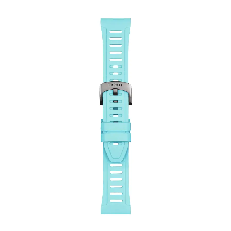 Ice blue silikonový řemínek Tissot 21 mm XS T852.049.329