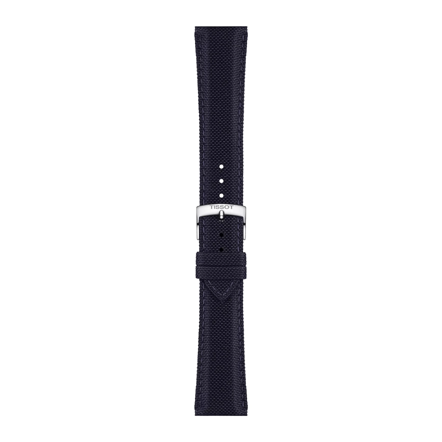 Синий текстильный ремешок Tissot 21 мм T852.048.185