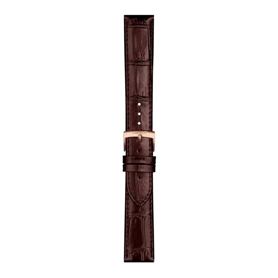 Hnědý kožený řemínek Tissot 20mm T852.043.014