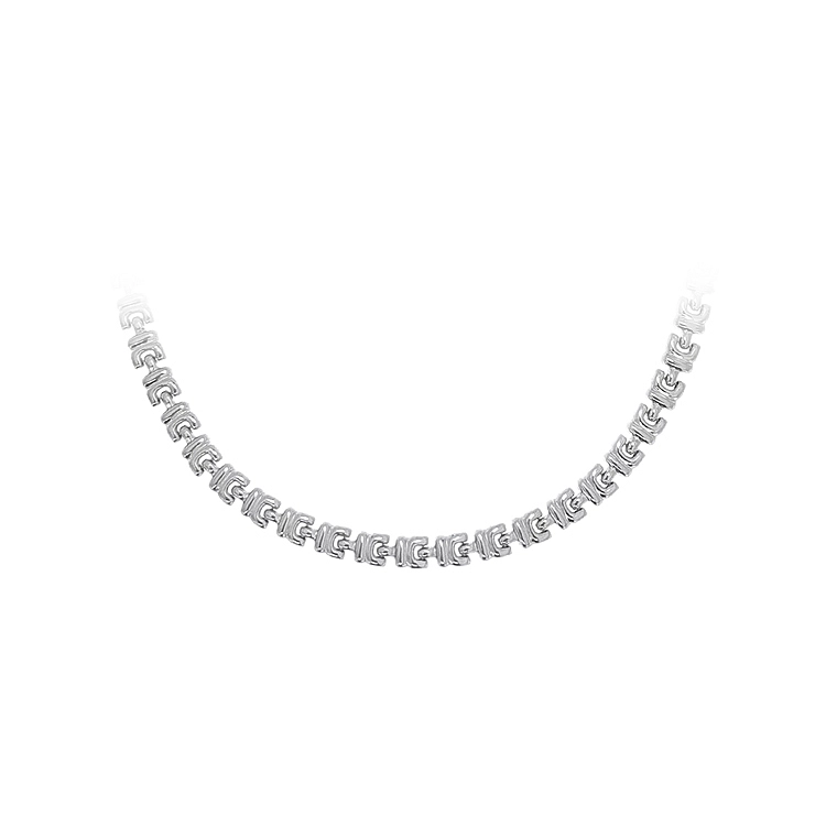 Women’s white gold necklace