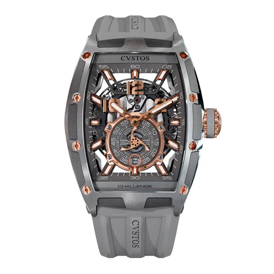 Cvstos Jetliner Challenge Jetliner PS Titanium/Grey Dial/5N Comp A00103. 4114001