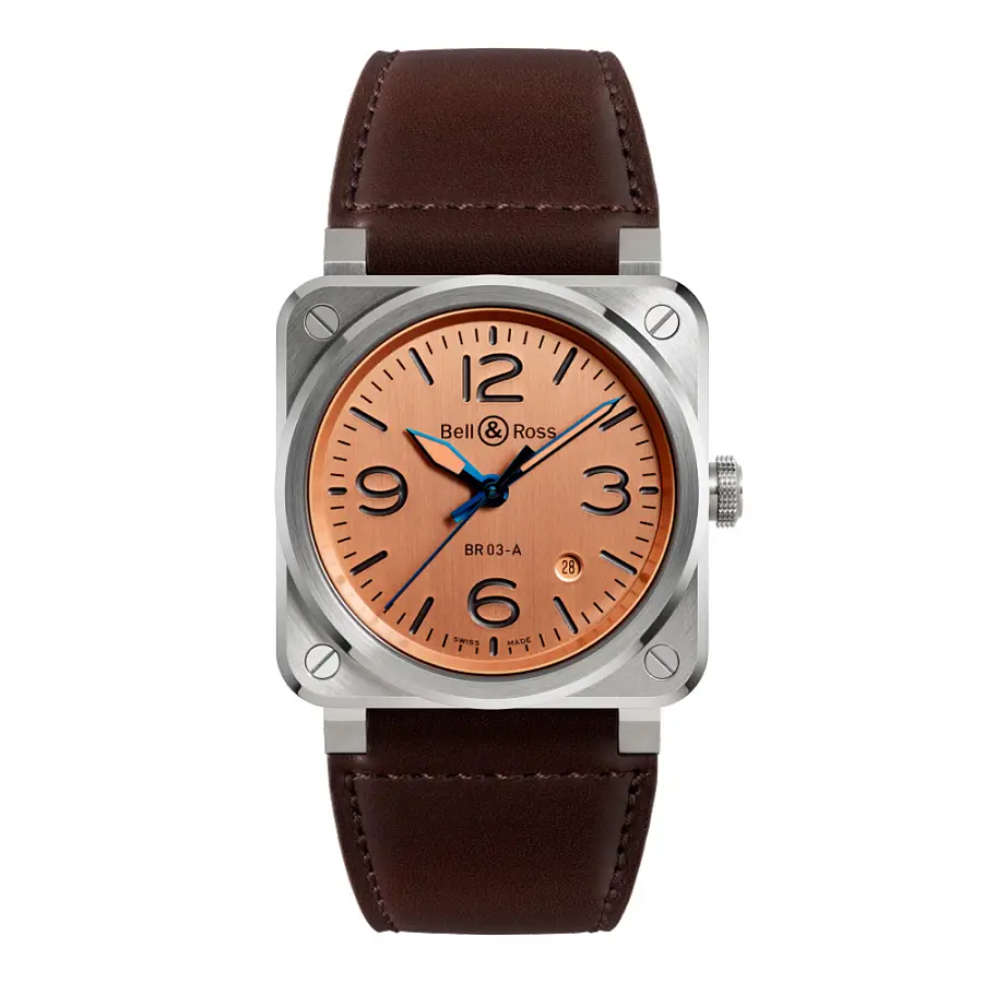 Bell & Ross New BR 03 Copper BR03A-GB-ST/SCA