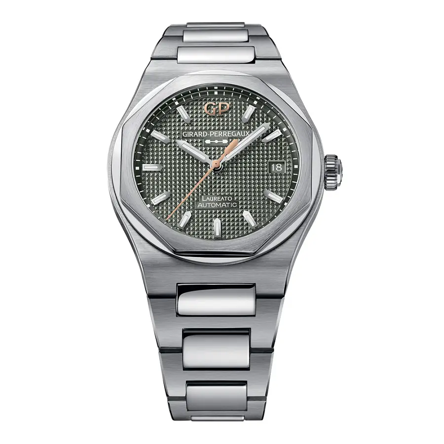Girard-Perregaux Laureato 38mm Sage Green 81005-11-3407-1CM