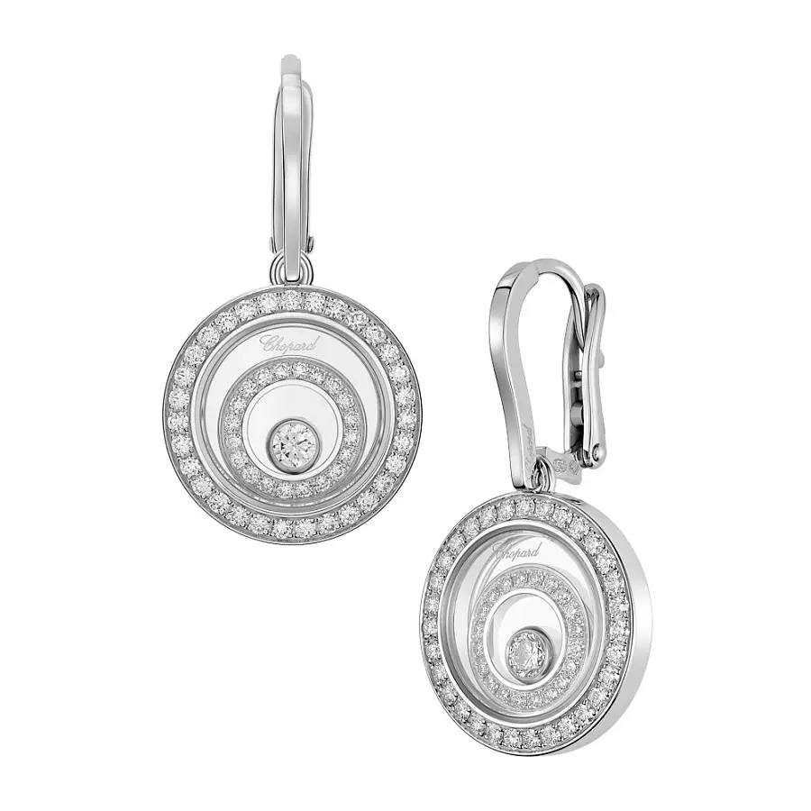 Gold Earrings Chopard Happy Spirit 838230-1001