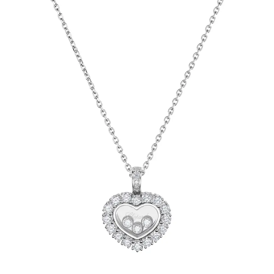 Gold Pendant Chopard Happy Diamonds 79A615-1001