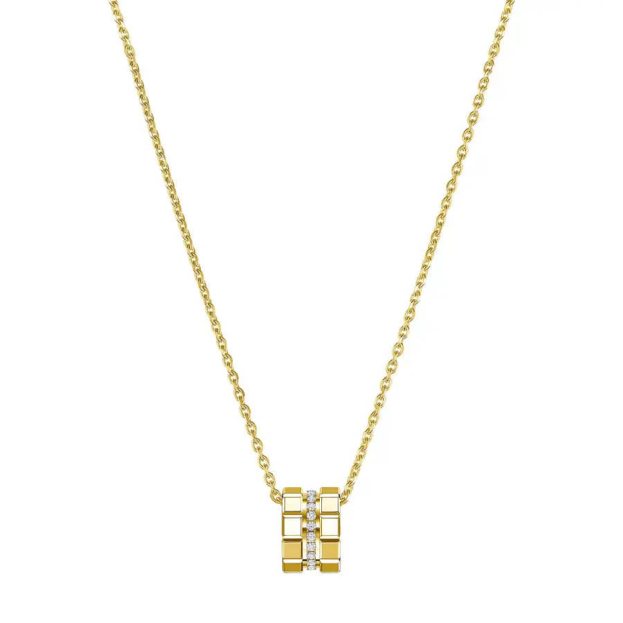 Gold Necklace Chopard Ice Cube 797005-0003