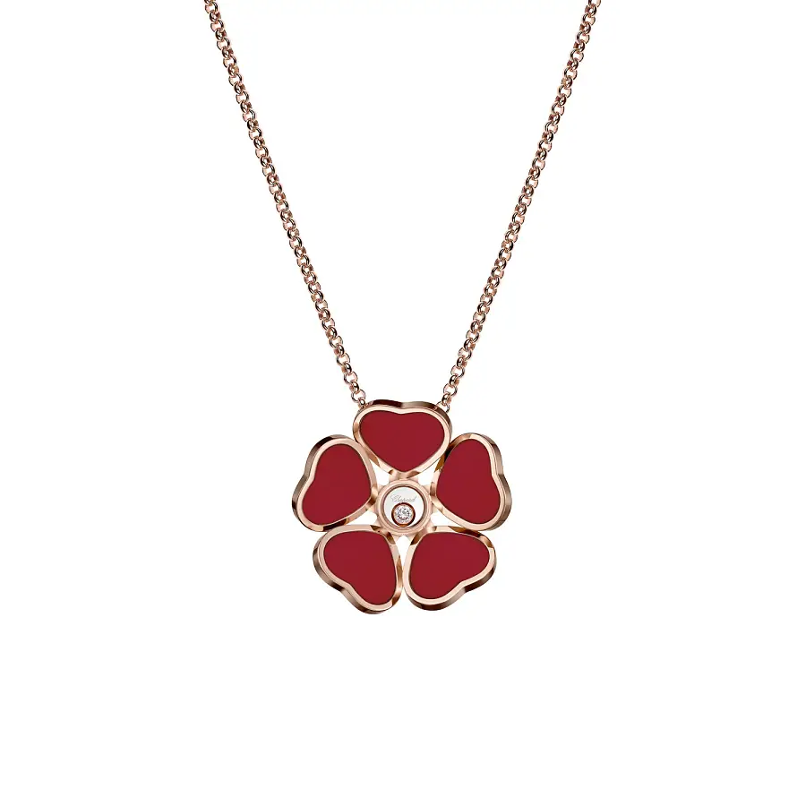 Gold Pendant Chopard Happy Hearts 79A085-5811