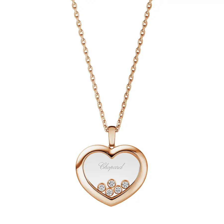 Gold Pendant Chopard Happy Diamonds 79A039-5001