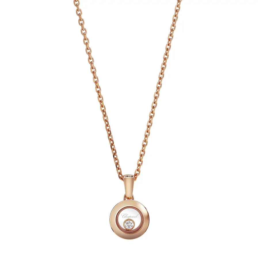 Gold Pendant Chopard Happy Diamonds 79A017-5001
