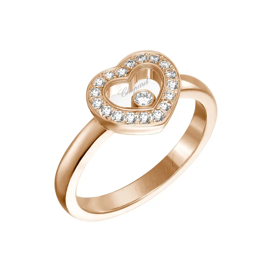 Zlatý prsten Chopard Happy Diamonds Icons 82A054-5211