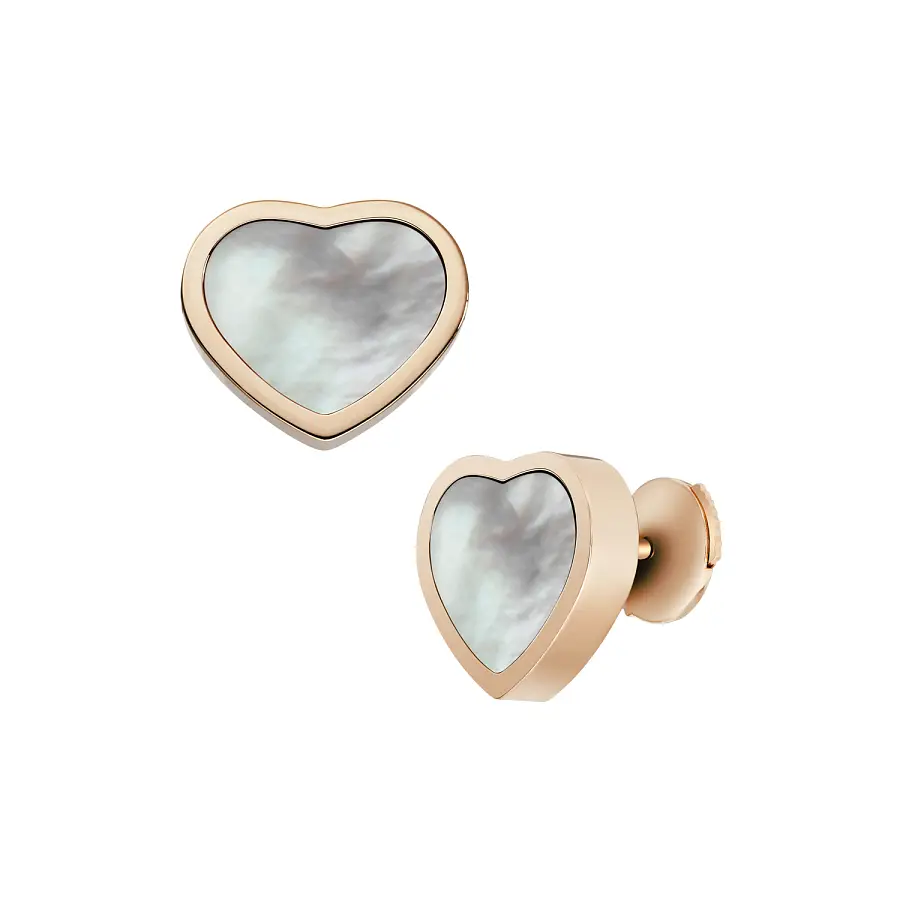 Zlaté Náušnice Chopard Happy Hearts 839482-5301