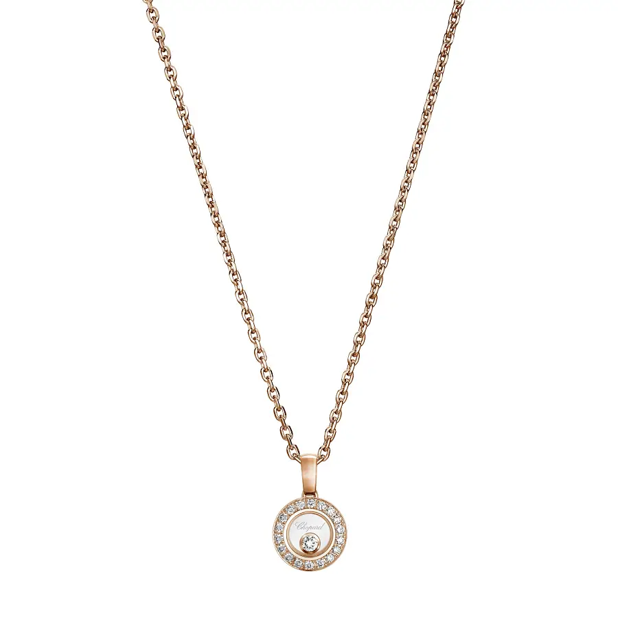 Gold Pendant Chopard Happy Diamonds 79A017-5201