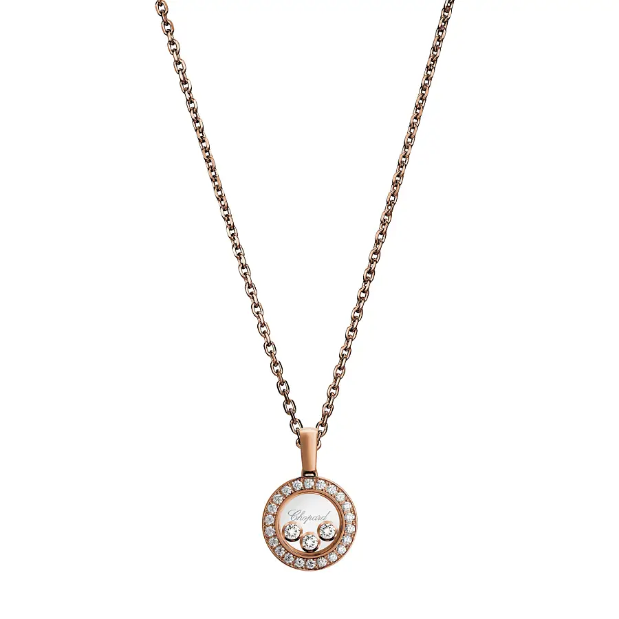 Gold Pendant Chopard Happy Diamonds 79A018-5201