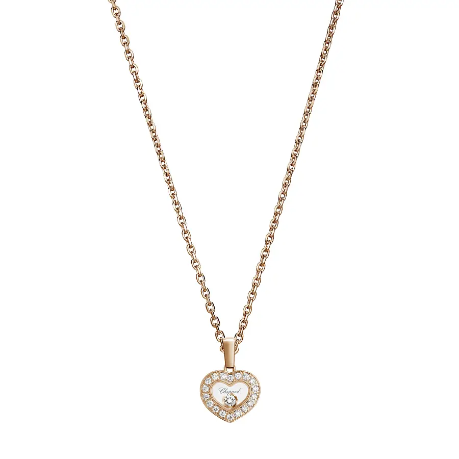 Gold Pendant Chopard Happy Diamonds 79A054-5201