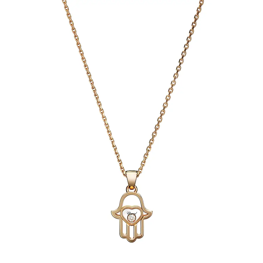 Gold Pendant Chopard Happy Diamonds 797864-5001