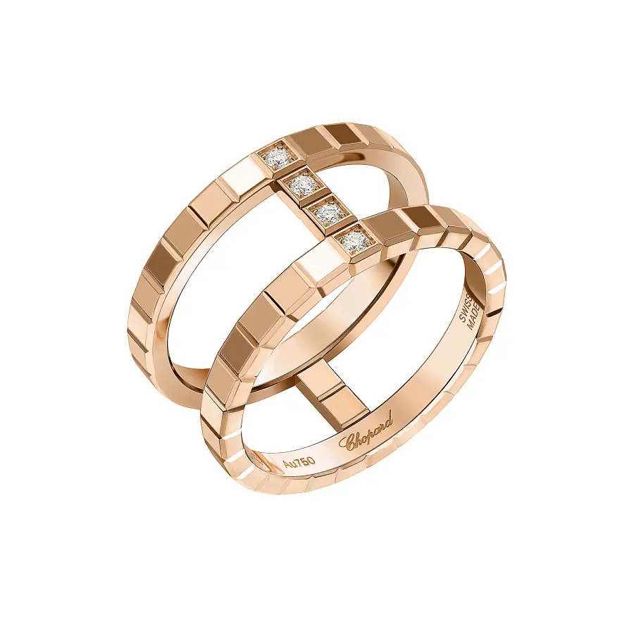 Gold Ring Chopard Ice Cube 827006-5007