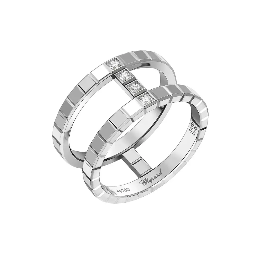 Gold Ring Chopard Ice Cube 827006-1011