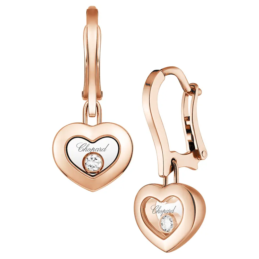 Zlaté Náušnice Chopard Happy Diamonds 83A054-5301