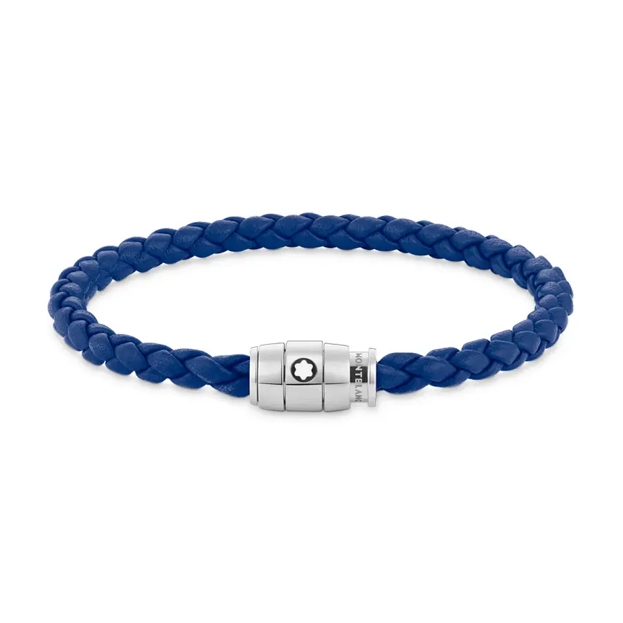 Montblanc kožený náramek se třemi kroužky MB130899