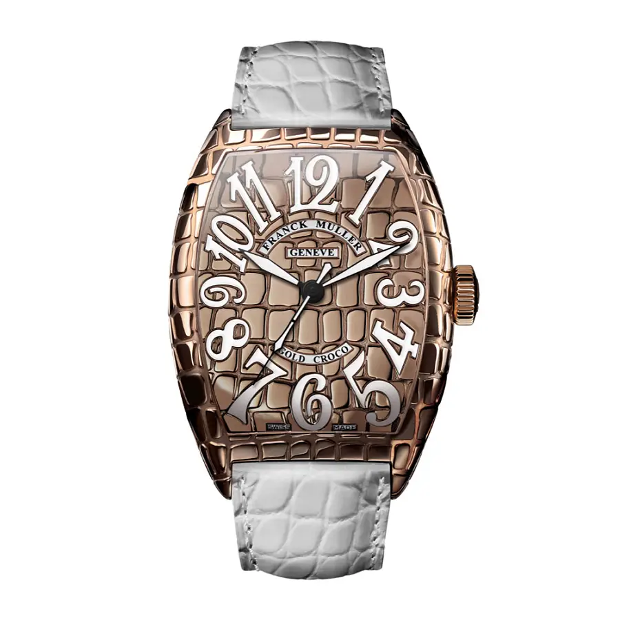 Franck Muller Cintrée Curvex Gold Croco 5850 SC GOLD CRO 5N