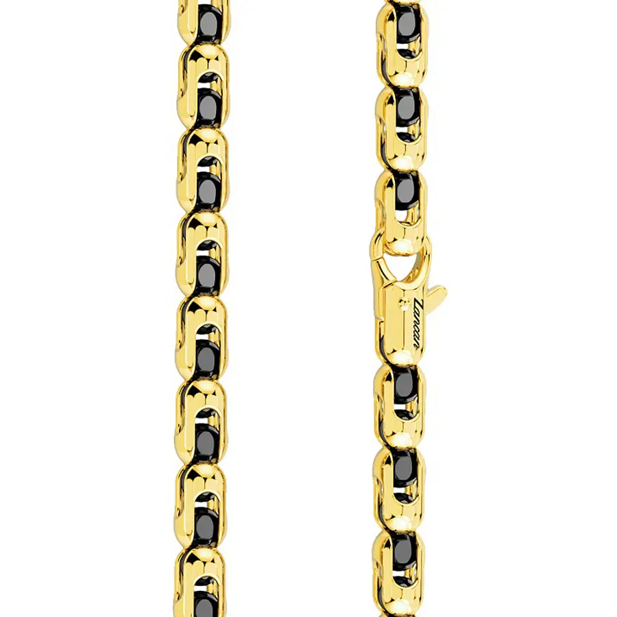 Zlatý náhrdelník Zancan Ceramikgold KC076G-N