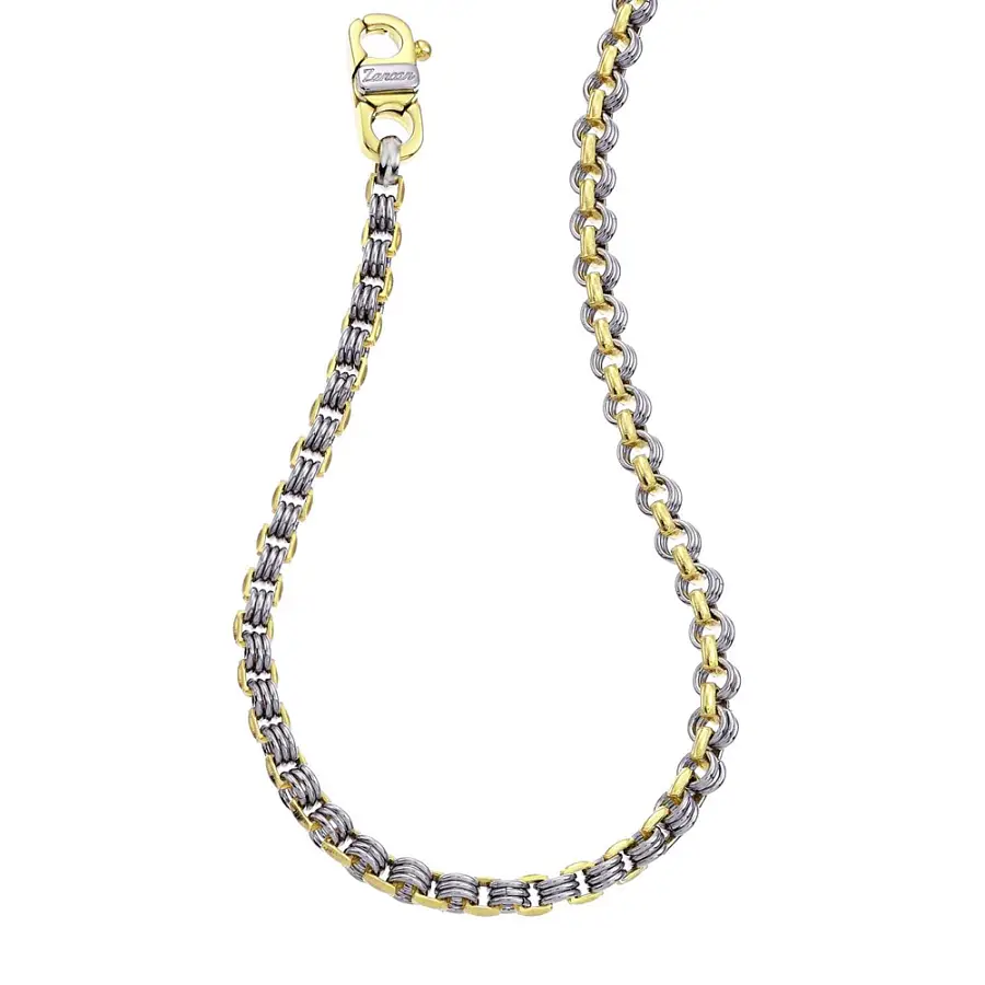 Zlatý náhrdelník Zancan z kombinovaného zlata EC281GB