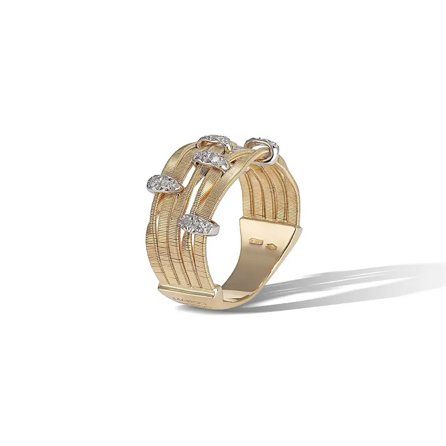 Gold Ring Marco Bicego Marrakech Onde AG340_B YW M5