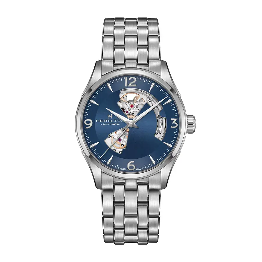 Hamilton Jazzmaster Mặt Trái Tim Mở Tự Động H32705141