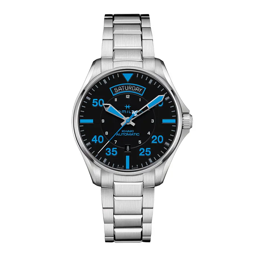 Hamilton Khaki Aviation Pilot Day-Date Air Zermatt Auto H64625131