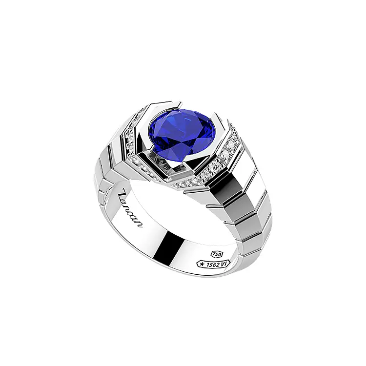 Zlatý Prsten Zancan Couture Sapphire EA311B
