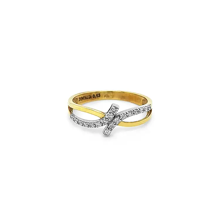 Zlatý Prsten s Diamanty