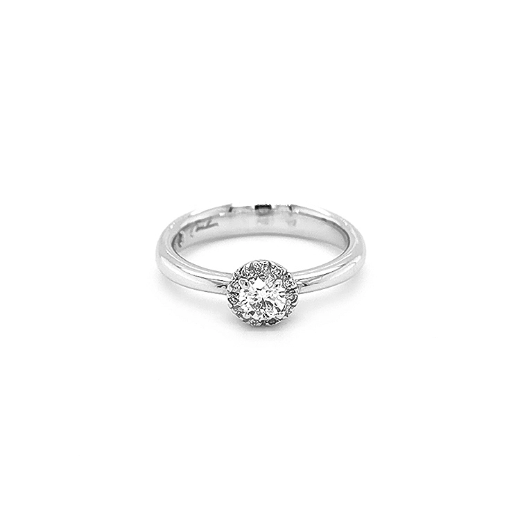 Zlatý Zásnubní Prsten s Diamanty