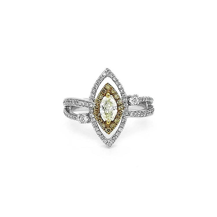 Gold Ring with Diamonds