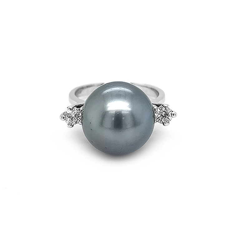 Gold Ring with Natural Pearl